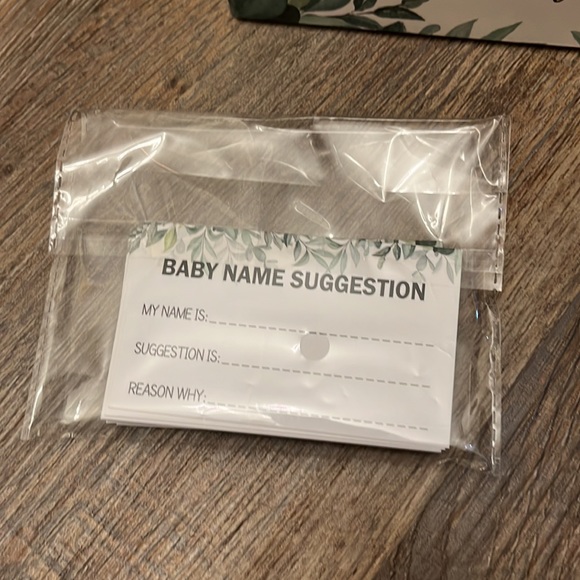 COPY - Name Suggestion Tickets and Box For Baby Shower - Picture 9 of 9